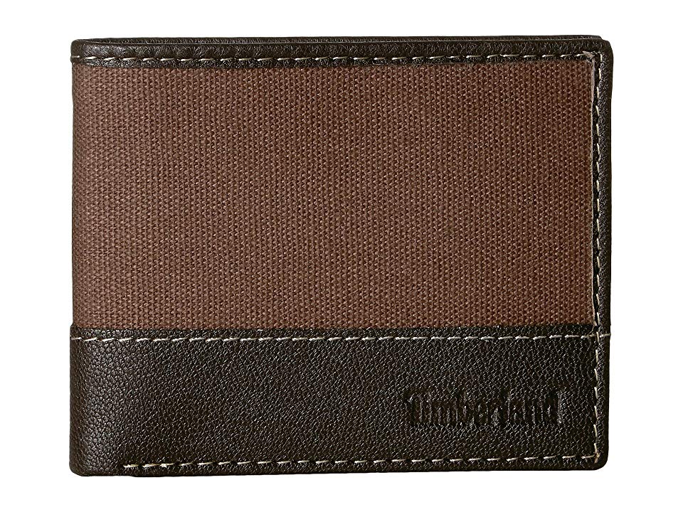 Canvas Billfold with Key Fob (for Men) - 73 DARK BROWN ( )