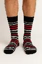 Men's Argyle Casual Fancy Crew Socks Gino PompeII Medias