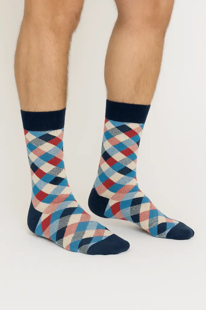 Gino Pompeii Fancy Collection – Calcetines Gráficos con Estilo medias 