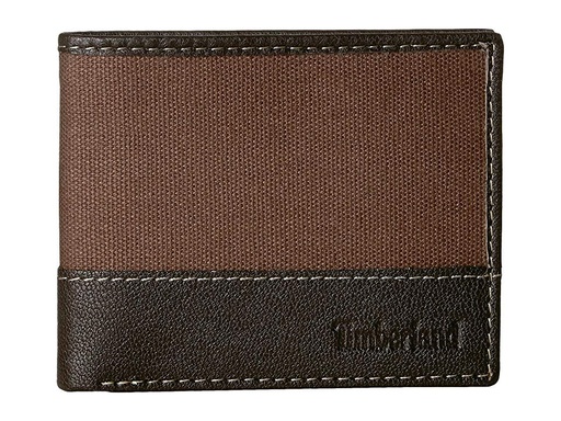 [JFM5818084] Canvas Billfold with Key Fob (for Men) - 73 DARK BROWN ( )