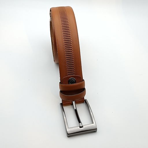 [JFM5818476] Correa Piel JFM Areia grabada