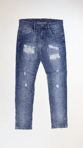 [JFM5818523] Naturex Ripped Skinny Jeans (Light Indigo Vintage)