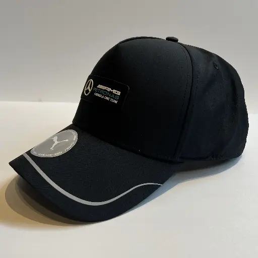 Casquette Mercedes-AMG Petronas Motorsport, Noir, Taille One Size, Polyester cap