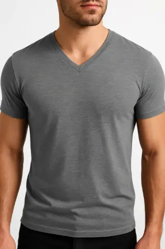 TEE BASICO SHUMBO MQ-269 V-NECK