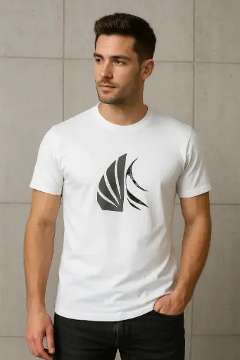 [JFM5818862] TEESHIRT BRANGO 40546 BEYAZ RENK BCO